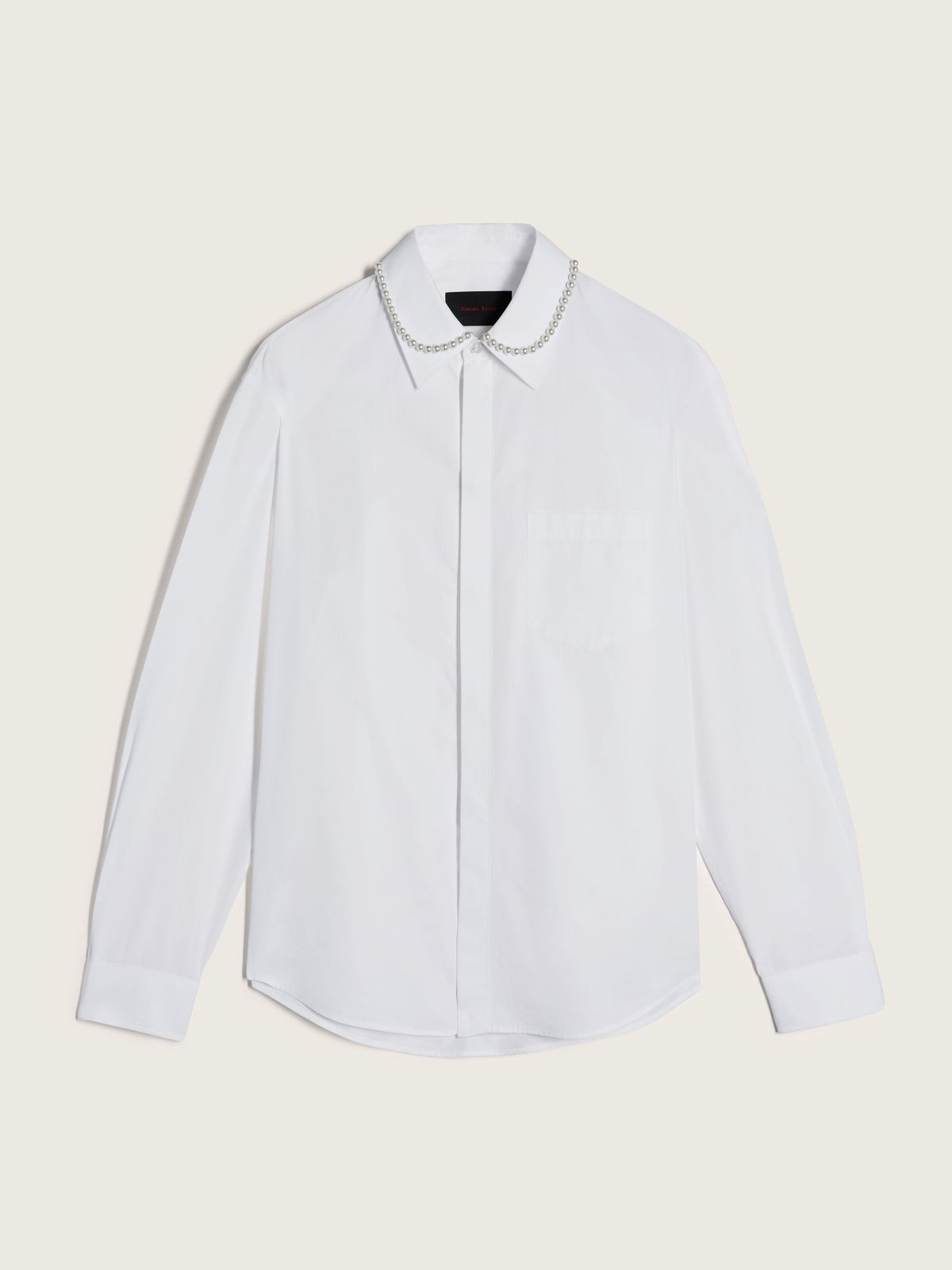 Beaded Classic Concealed Button Shirt