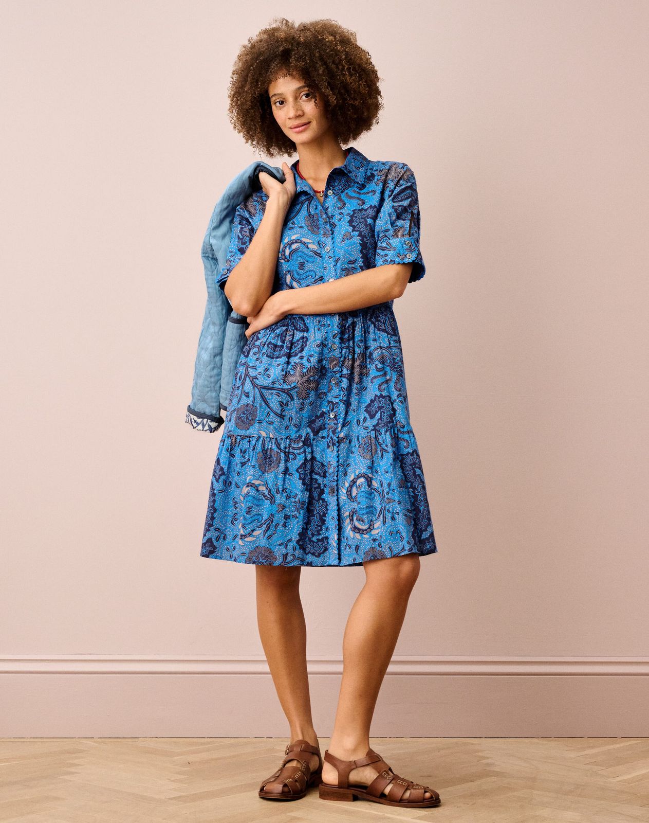 Organic Cotton Tiered Dress
