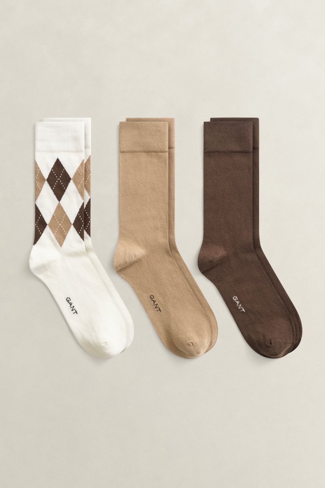 3-Pack Argyle Socks - EVENING BLUE