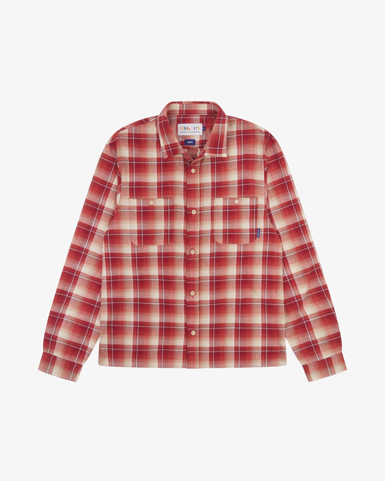 6015 Method shirt - red clay check